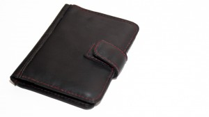 Passport holder for 2 passports and boarding passes.